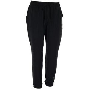 NYCC Size Large Casual Pants High Rise Joggers Solid Black Comfortable Pull on